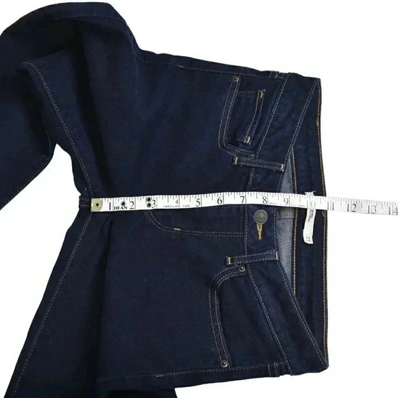 Levi's 711 Skinny Jeans Dark Wash Medium Rise Size 27 - Picture 14 of 15